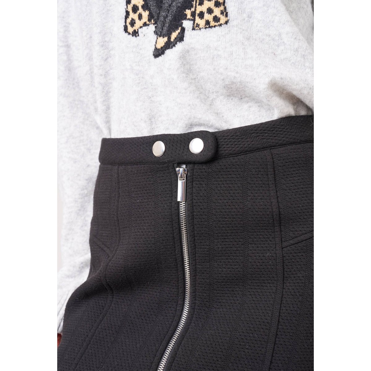 Jupe droite femme MARVA black, DEELUXE