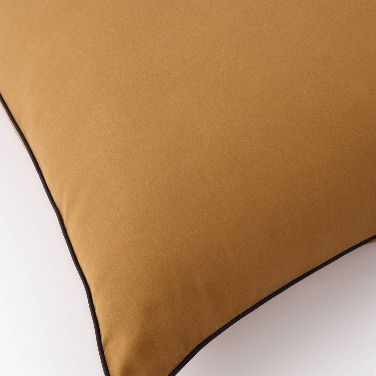 Taie d'oreiller en satin de coton bio, GOTS noisetier, MONOPRIX