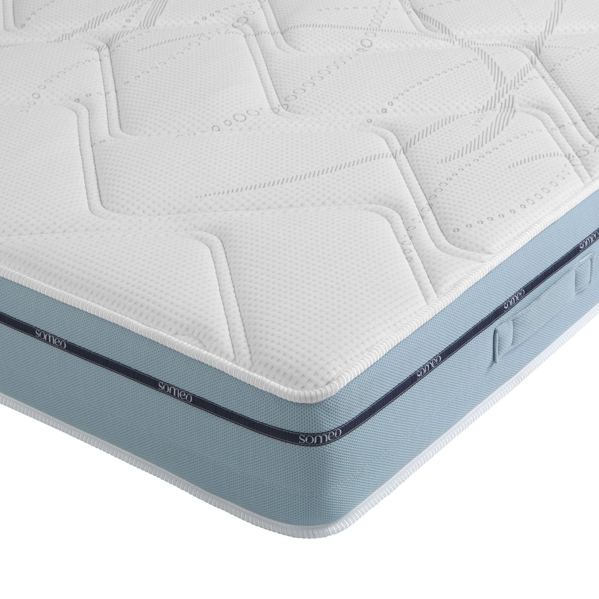 Matelas mémoire de forme Songe 500 blanc, SOMEO