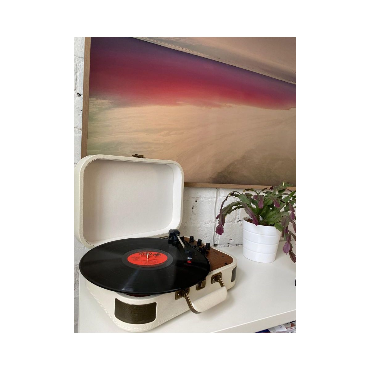 Platine vinyle TT-B300BT beige beige, ESSENTIEL B