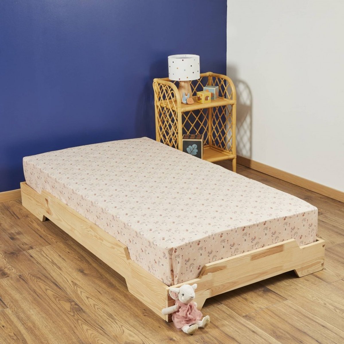 Drap housse Pauline rose, LES MATELAS DE MORPHEE