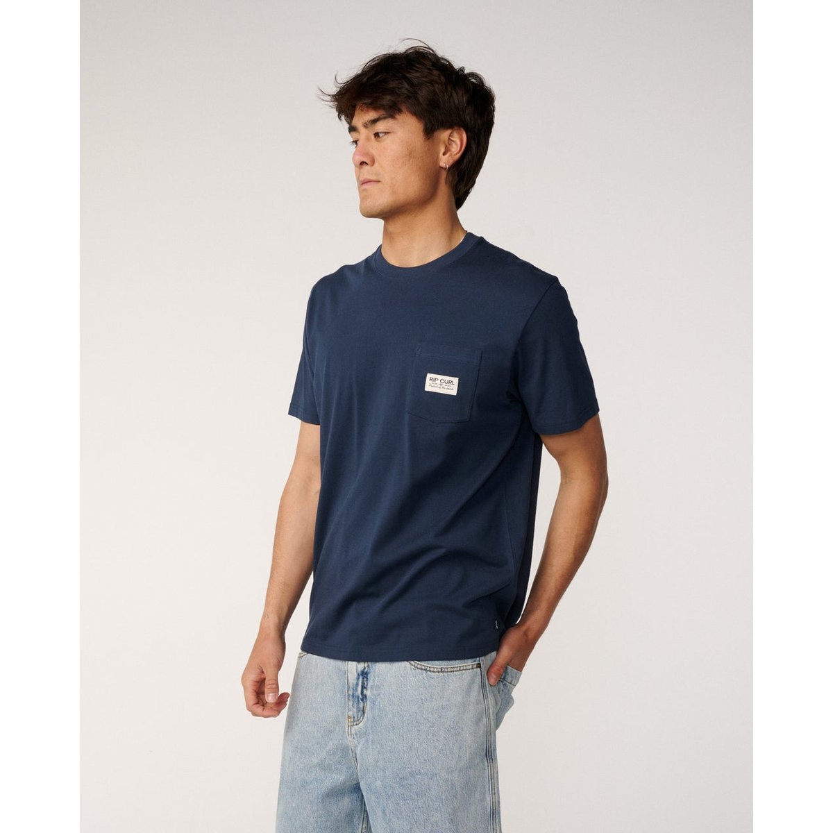 T-shirt relax Pacific Rinse POCKET dark navy, RIP CURL