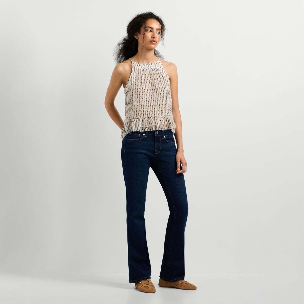 Piccadilly - Jean Coupe Bootcut, Taille Basse powerflex indigo foncé délavé, PEPE JEANS