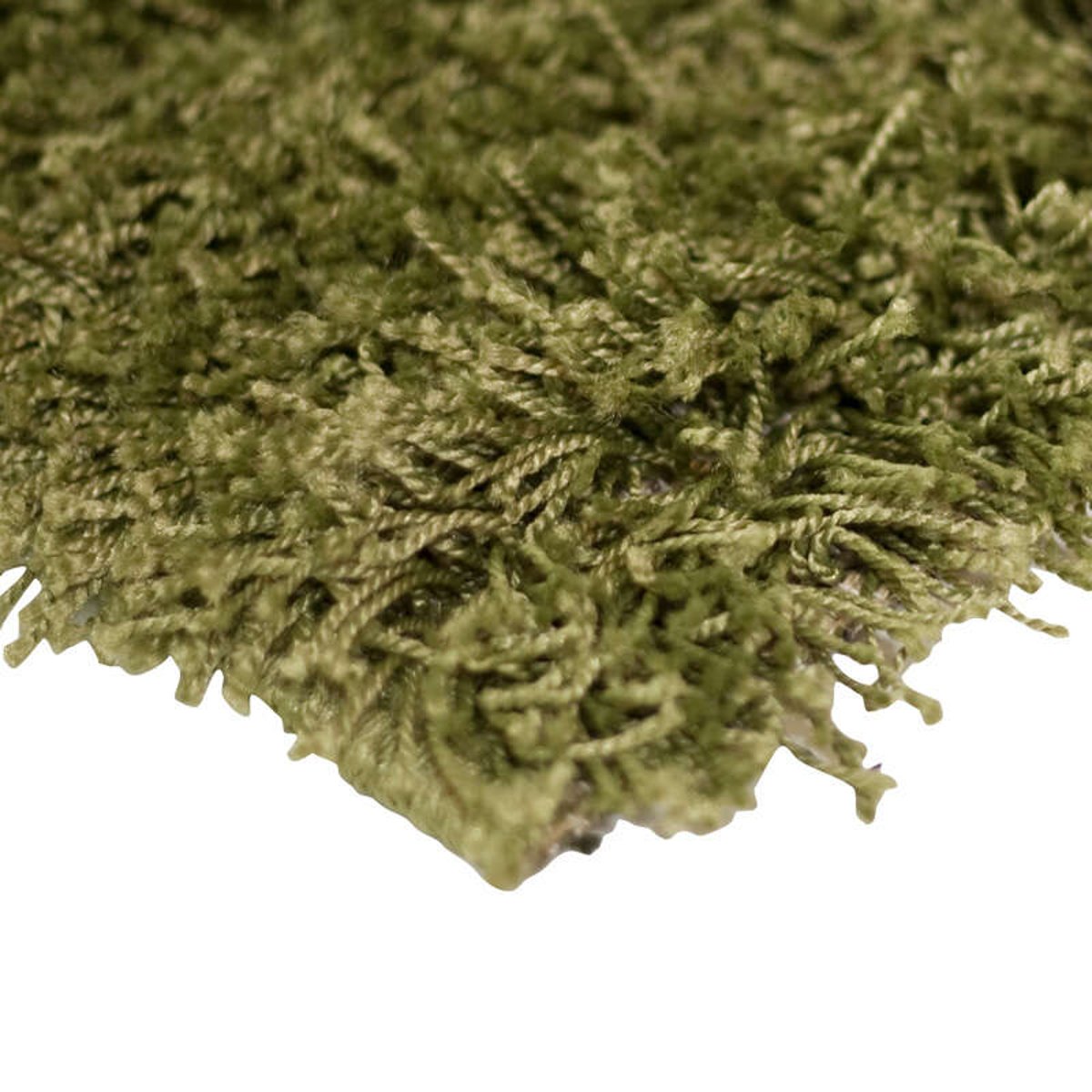 Tapis shaggy SUPER SHAGGY vert, THE DECO FACTORY