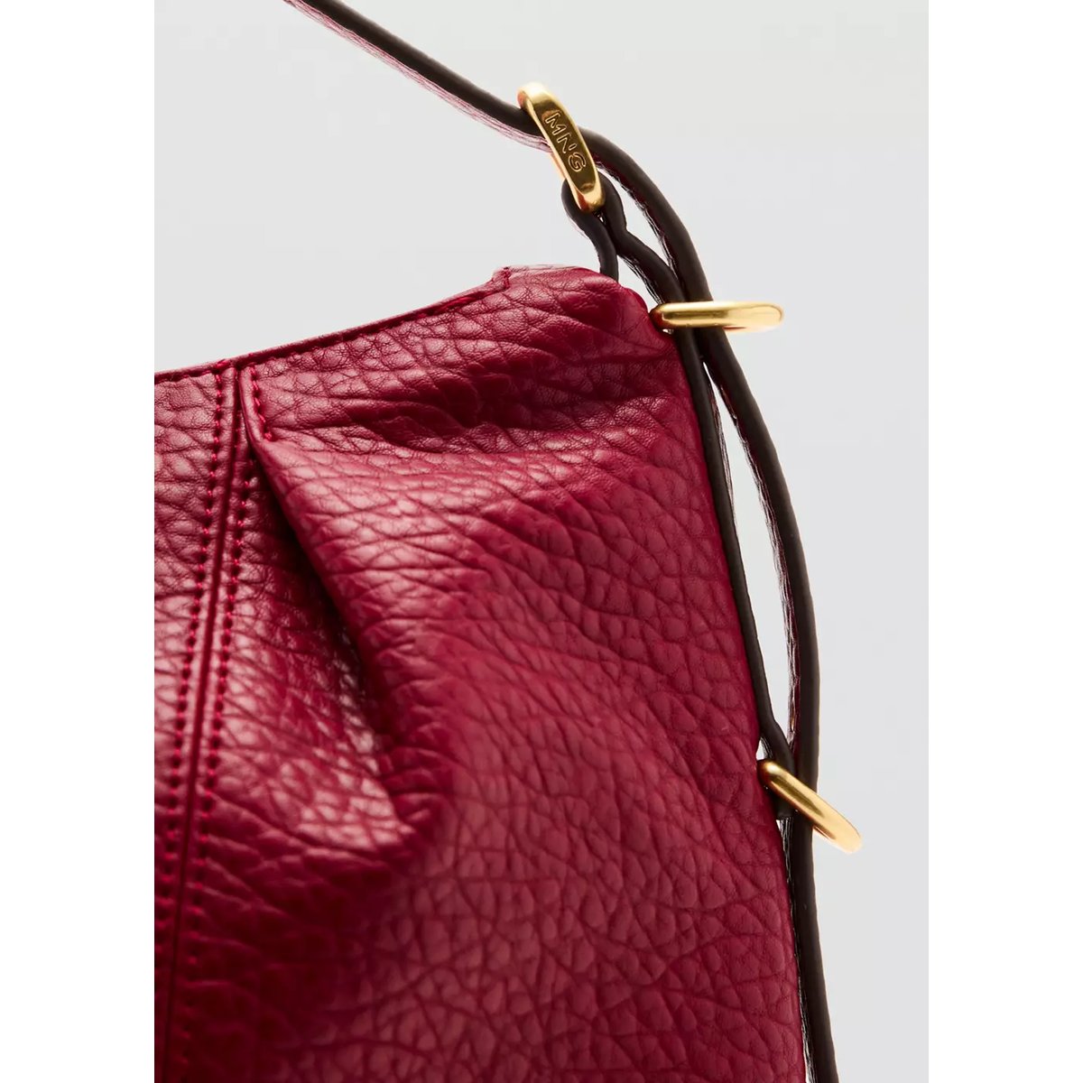 Sac porté épaule boucles rouge, MANGO