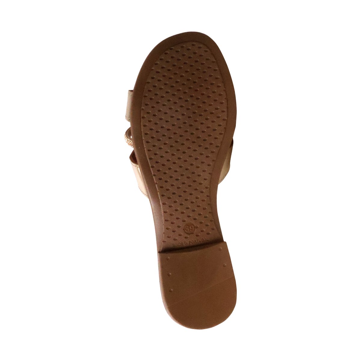Mules Cuir Alénoa or, THE DIVINE FACTORY
