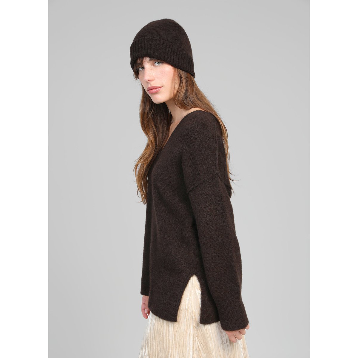 Pull LIVYA chocolat, AN'GE