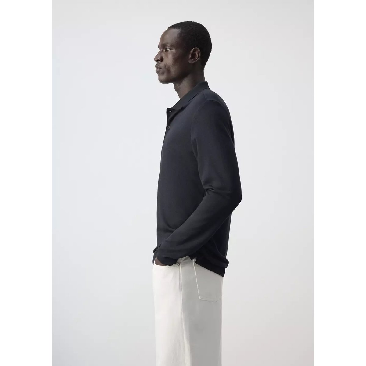 Polo 100 % coton regular-fit bleu marine, MANGO MAN