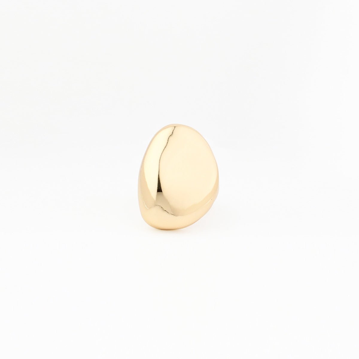 Bague galet - Collection Recyclée doré, BALABOOSTE