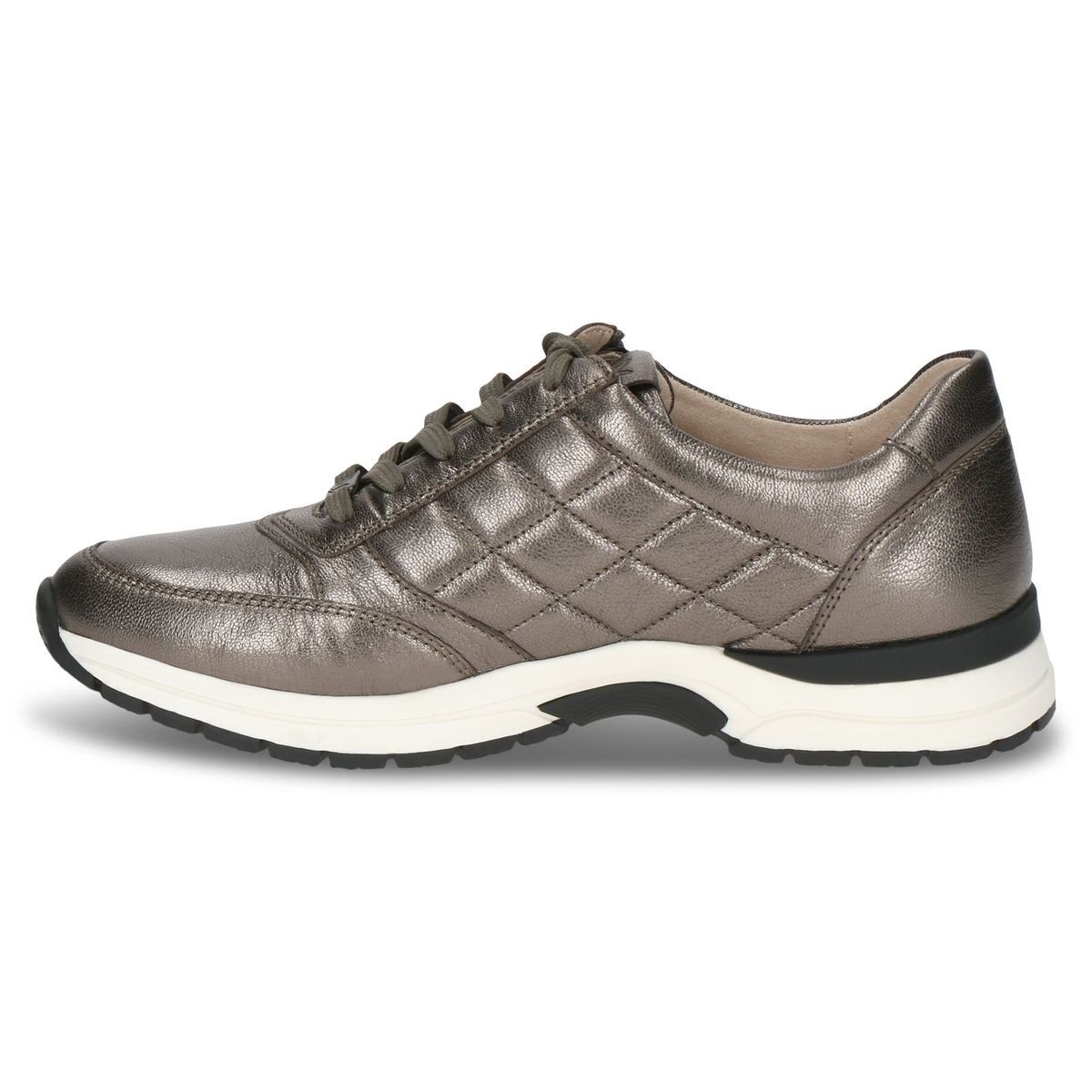 Basket en cuir multicolore gris, CAPRICE