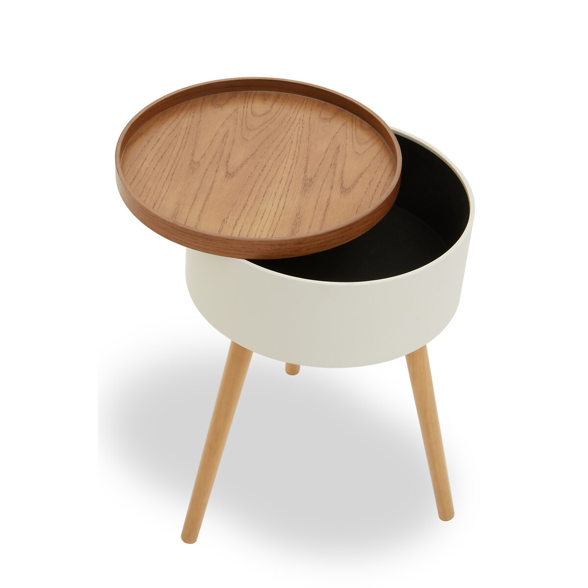 Lars Scandi Storage Side Table natural, SO'HOME
