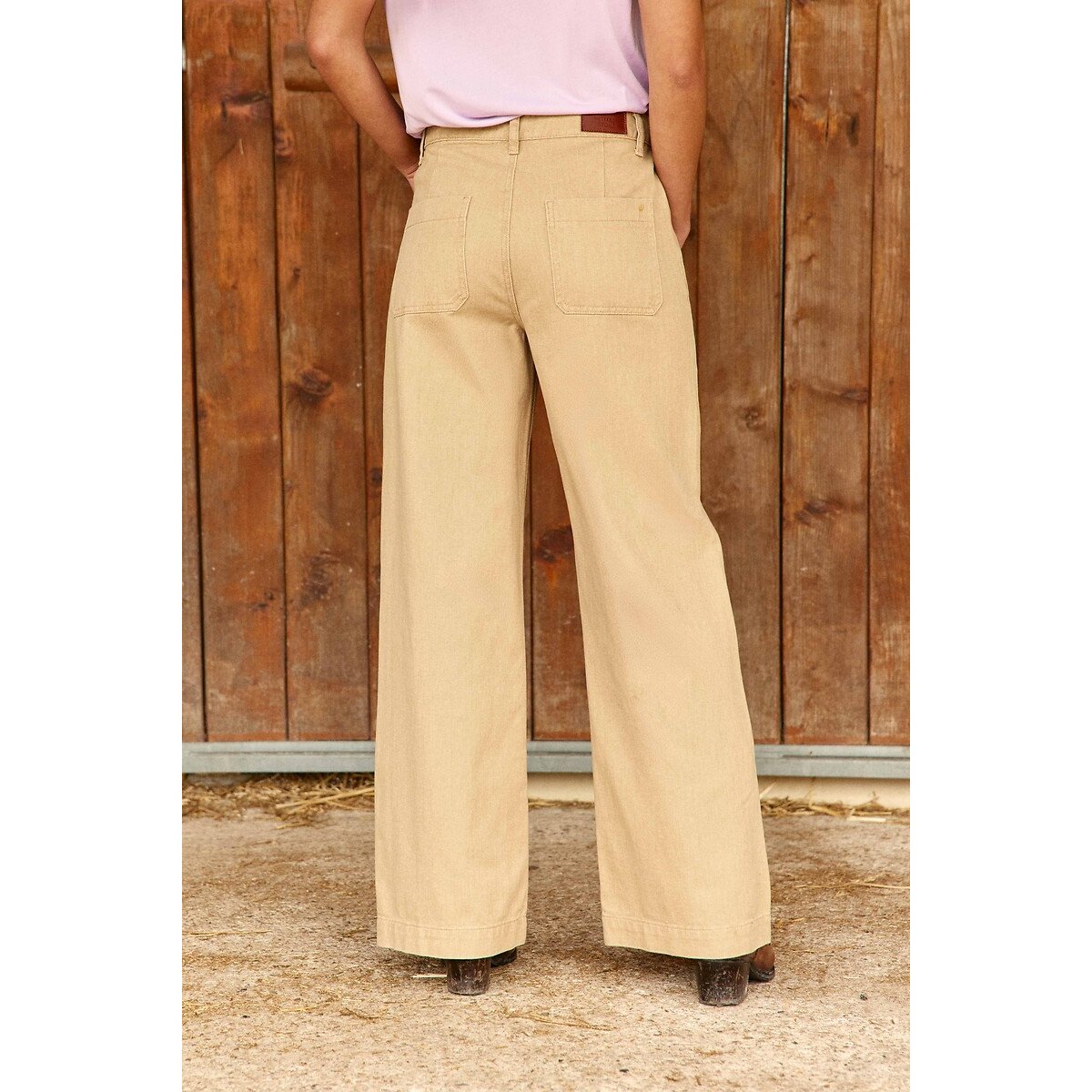 Weite Hose PATLANTY beige, LA PETITE ETOILE