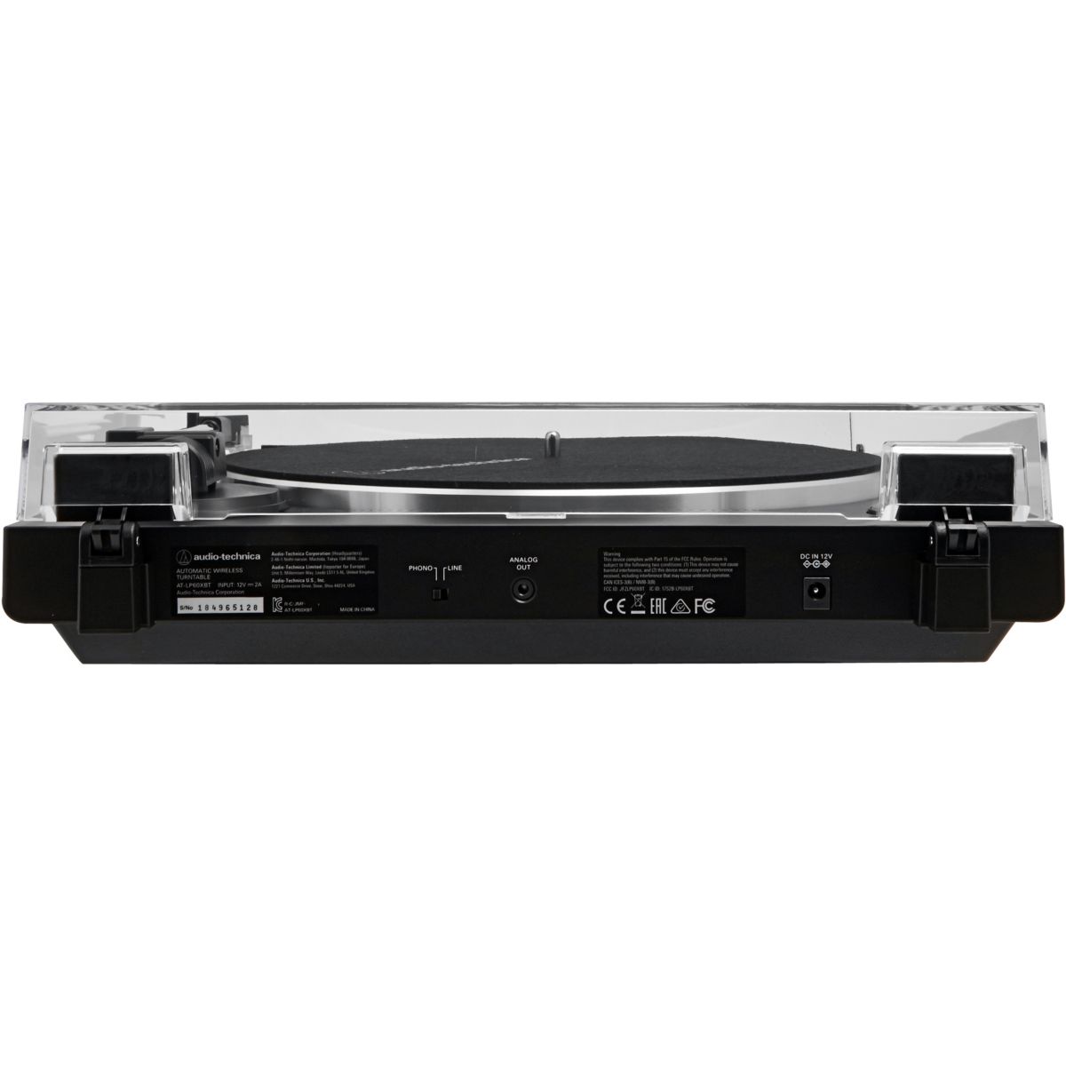 Platine vinyle AT-LP60XBTBK noir, AUDIO-TECHNICA