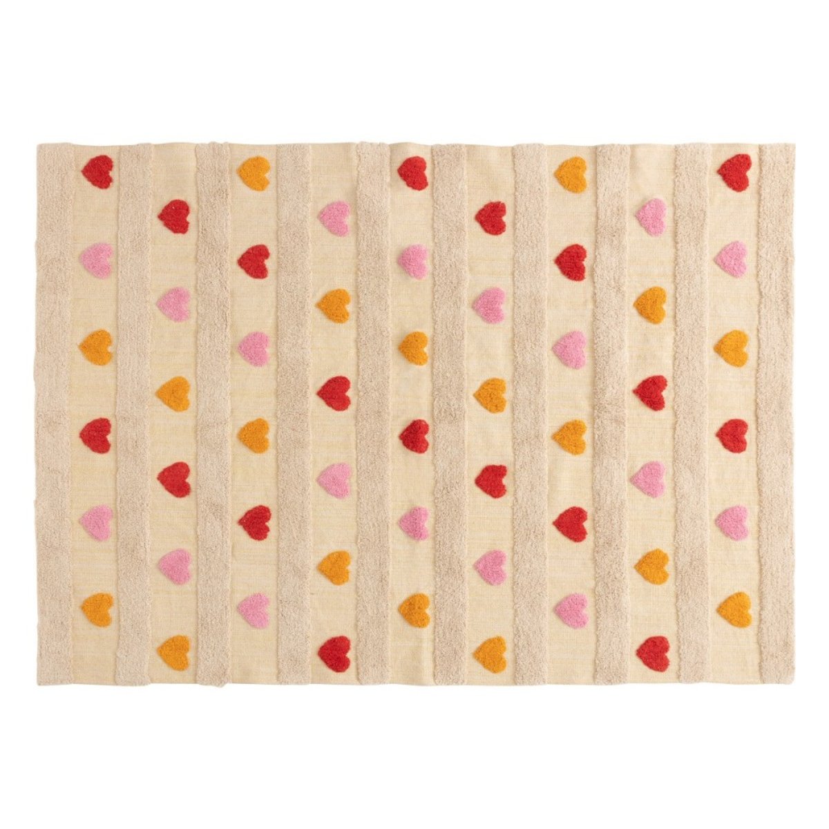 Tapis pour enfant 120x170 coton beige, ATMOSPHERA