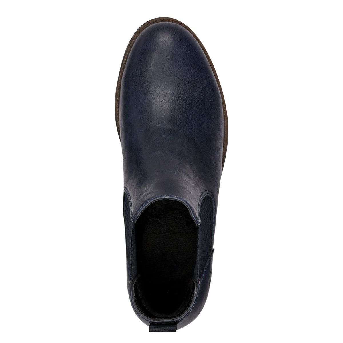 Bottines plates bleu marine, TAMARIS