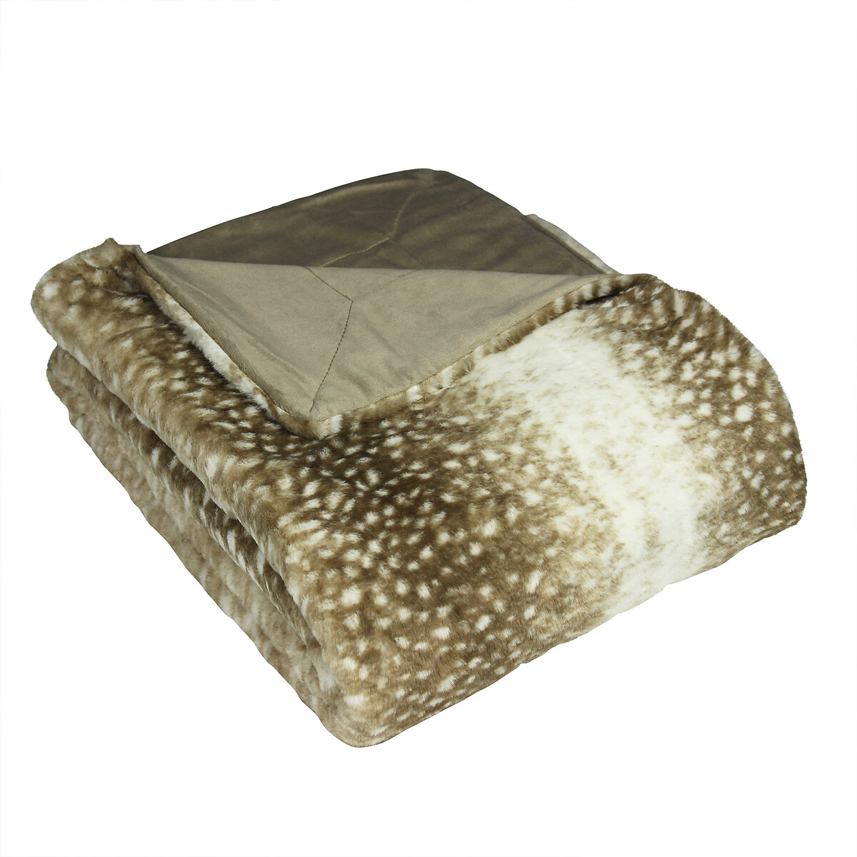 Fawn Faux Fur Throw multi-coloured, PAOLETTI