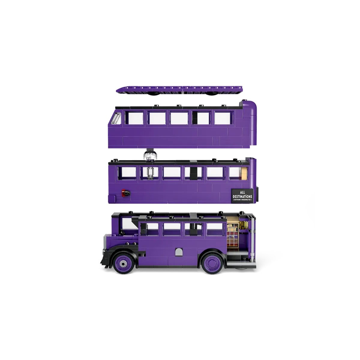 LEGO Harry Potter : Aventure magique en Magicobus (76446) - Set de construction 3 étages multicolore, LEGO
