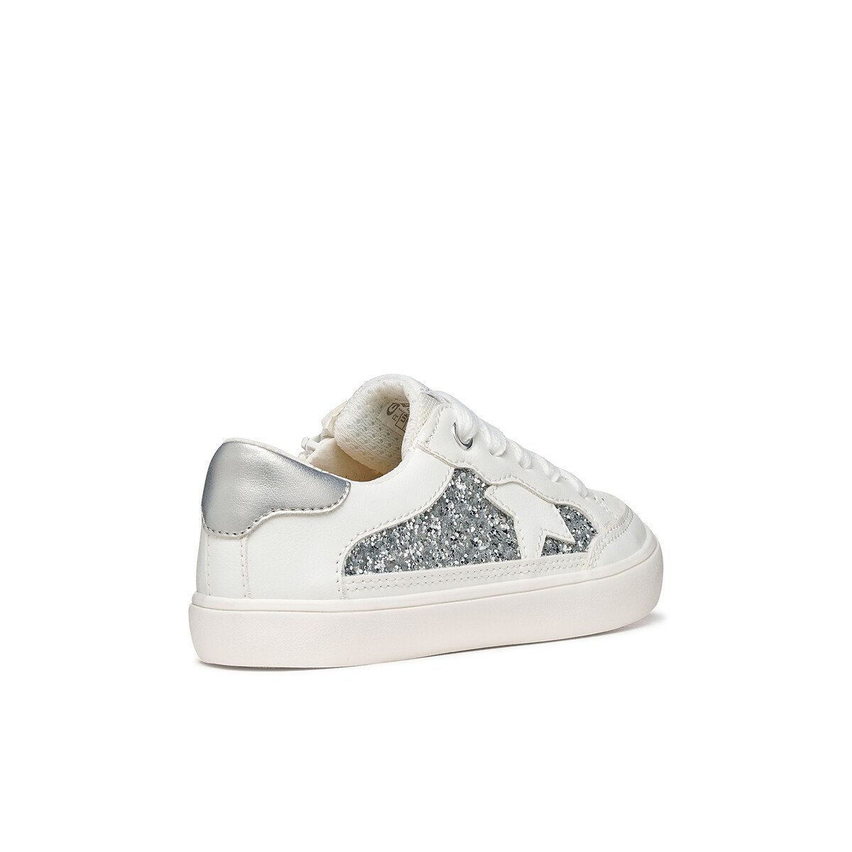 Kids Gisli Breathable Trainers white/silver-coloured, GEOX