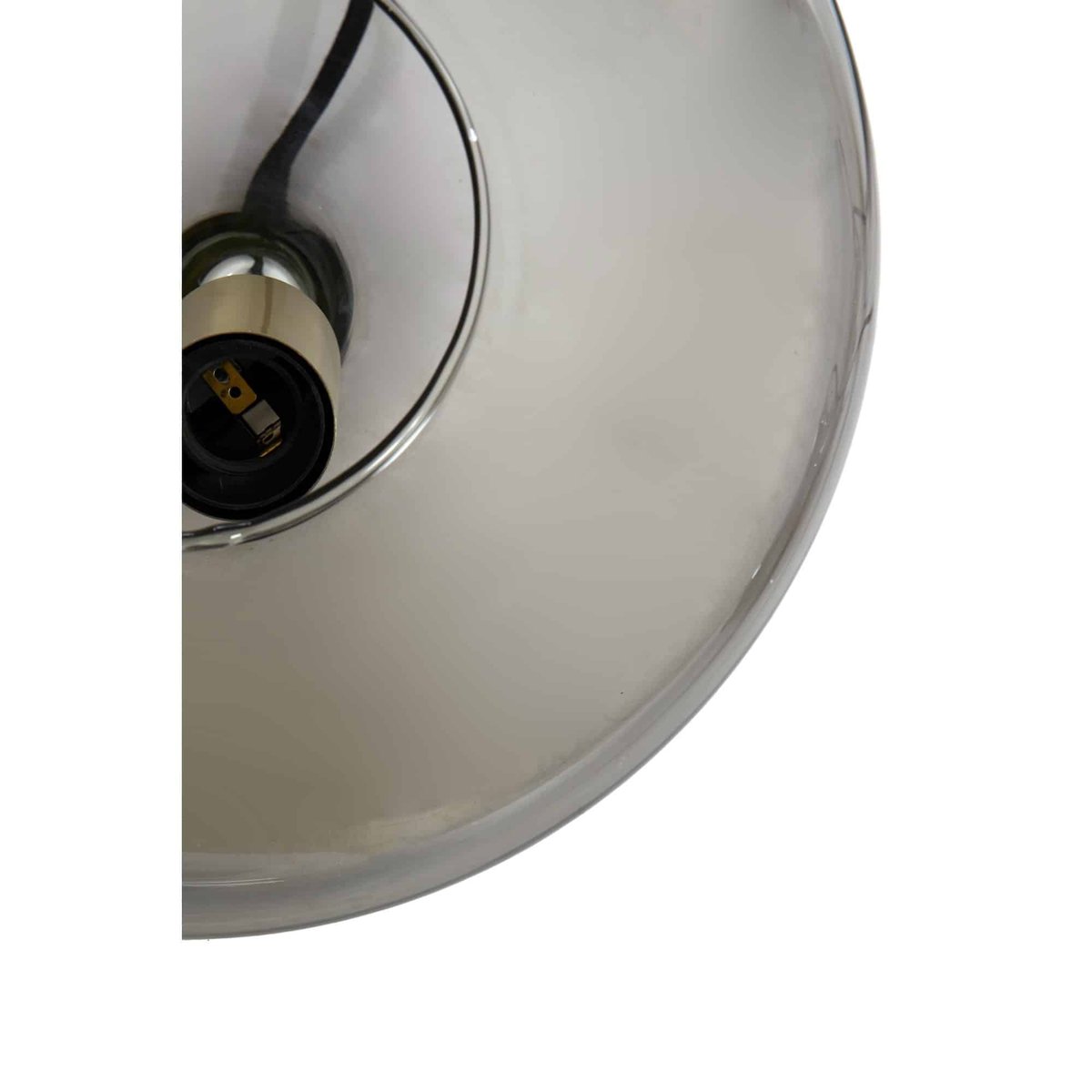Lampe Suspendue Verre SOLNA bronze antique, LIGHT & LIVING 