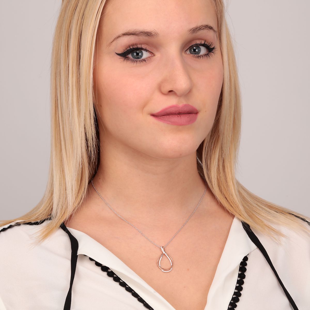 Collier en argent 925 ROSALINE argent, BLUESPIRIT