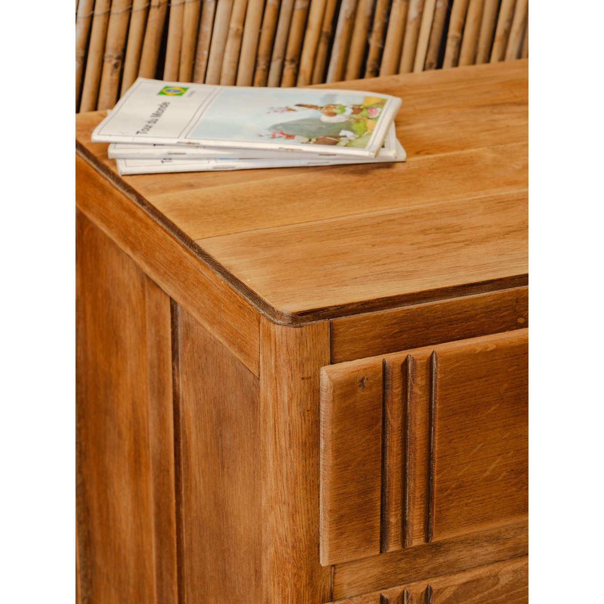 Commode en bois Garance N°765 - Bon état bois clair, DEBONGOUT