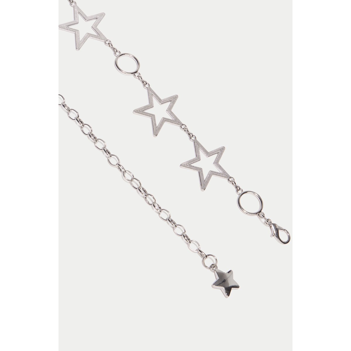 Ceinture fine avec chaîne gris argent, CACHE CACHE