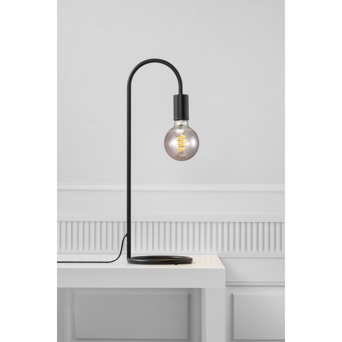 Lampe à poser style moderne en métal, PACO noir, NORDLUX