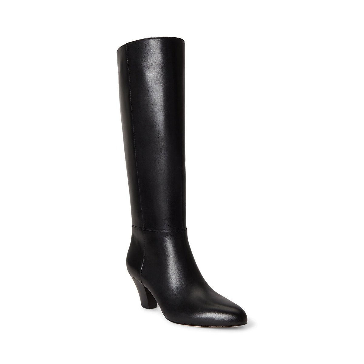 Stiefel mit Absätzen, aus Glattleder, EMERSYN schwarz, LAUREN RALPH LAUREN