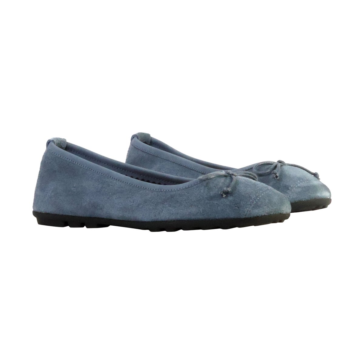 Ballerine Cuir Alénoa bleu, THE DIVINE FACTORY