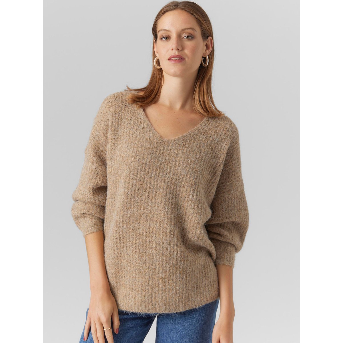 Pull En Maille silver mink, VERO MODA