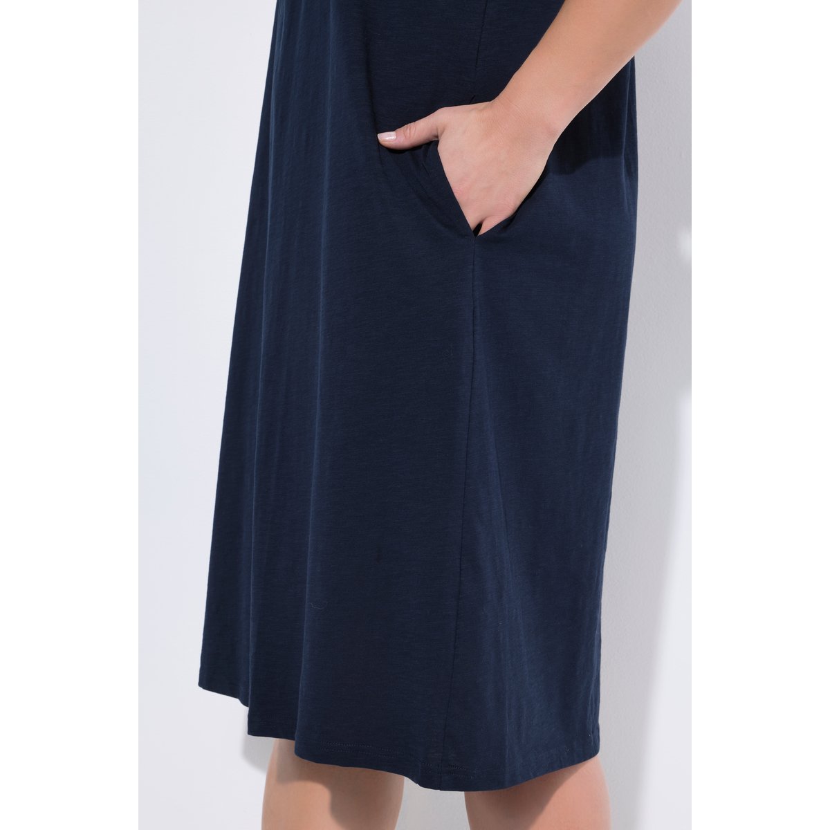 Robe longueur midi marine, ULLA POPKEN