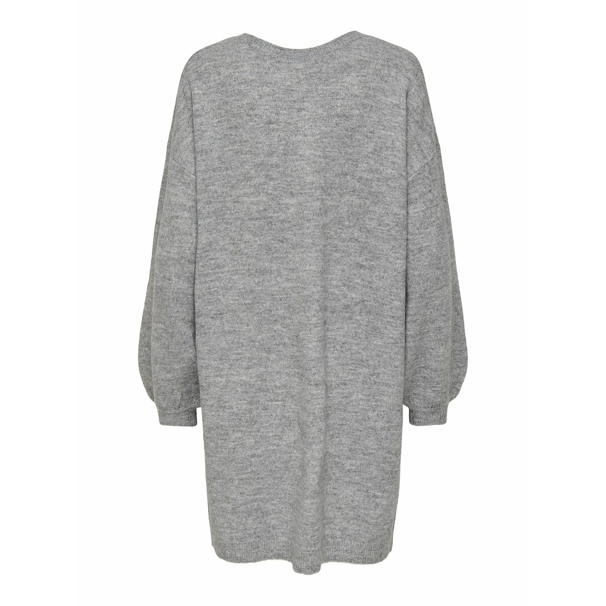 Robe pull réversible light grey chiné, ONLY