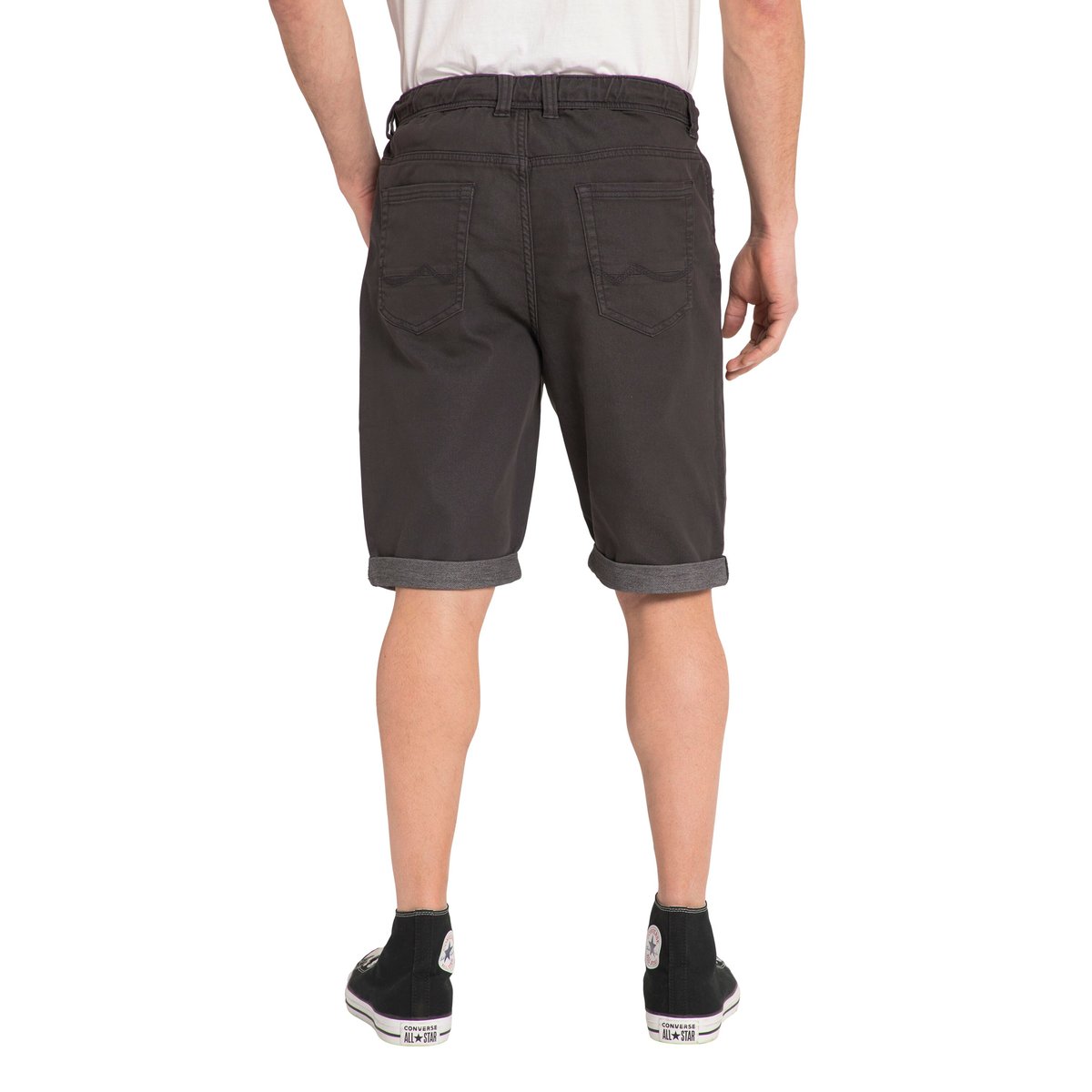 Bermuda FLEXNAMIC® 5 poches, taille élastique anthracite, JP1880