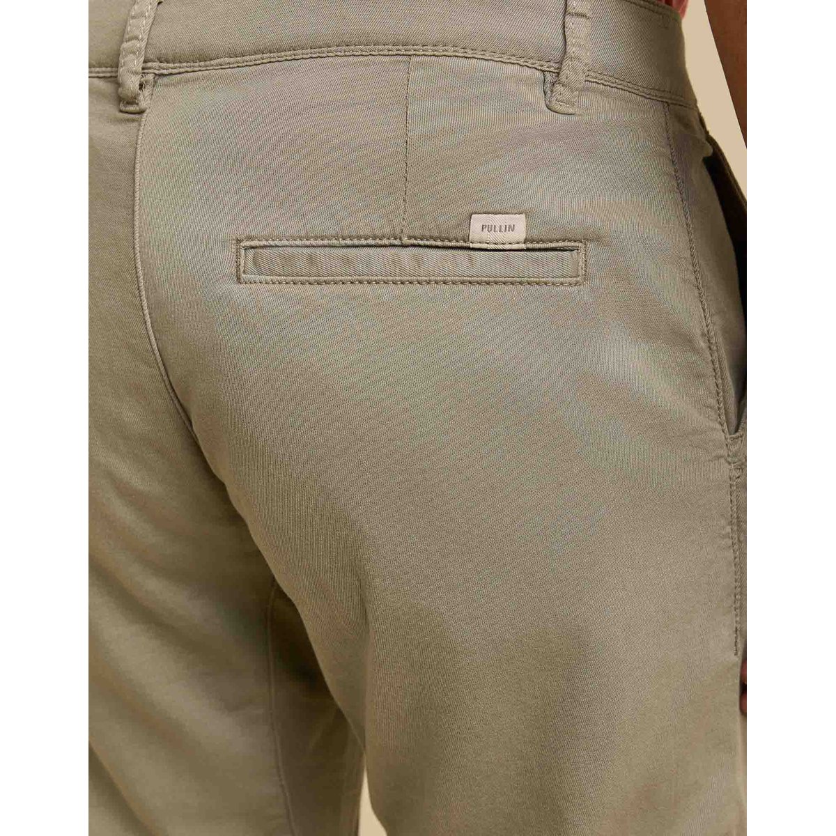 PANTALON CHINO CALY vert, PULLIN