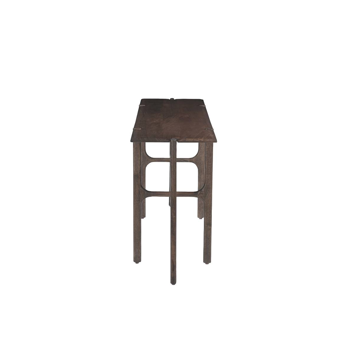 Console en bois de manguier SELVA bois foncé, MADE IN MEUBLES