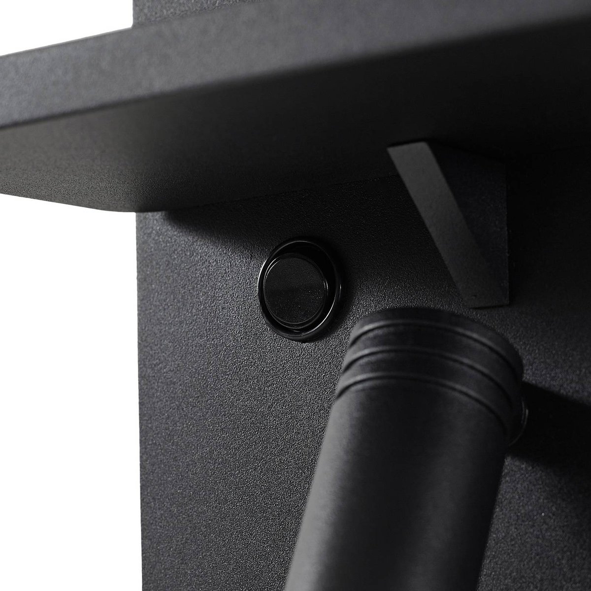 Applique en métal moderneLED, Auden noir, LINDBY