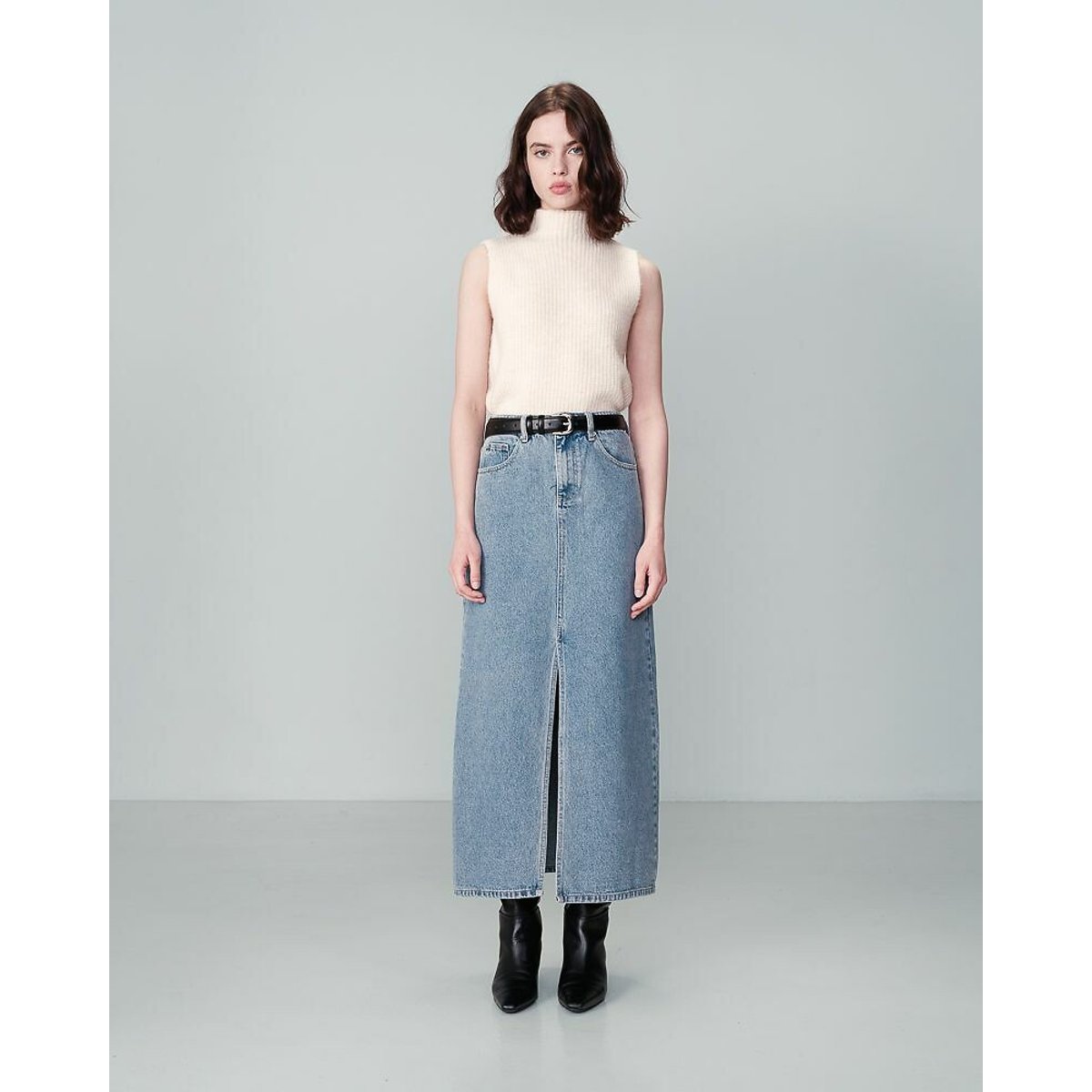Jupe NOHAME bleu denim, GRACE & MILA