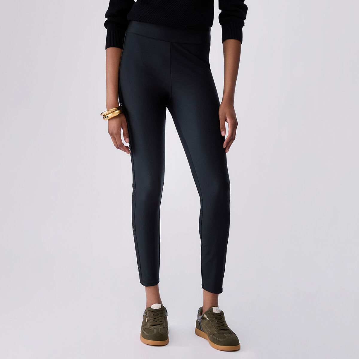 Legging en Lycra® noir, LIU JO