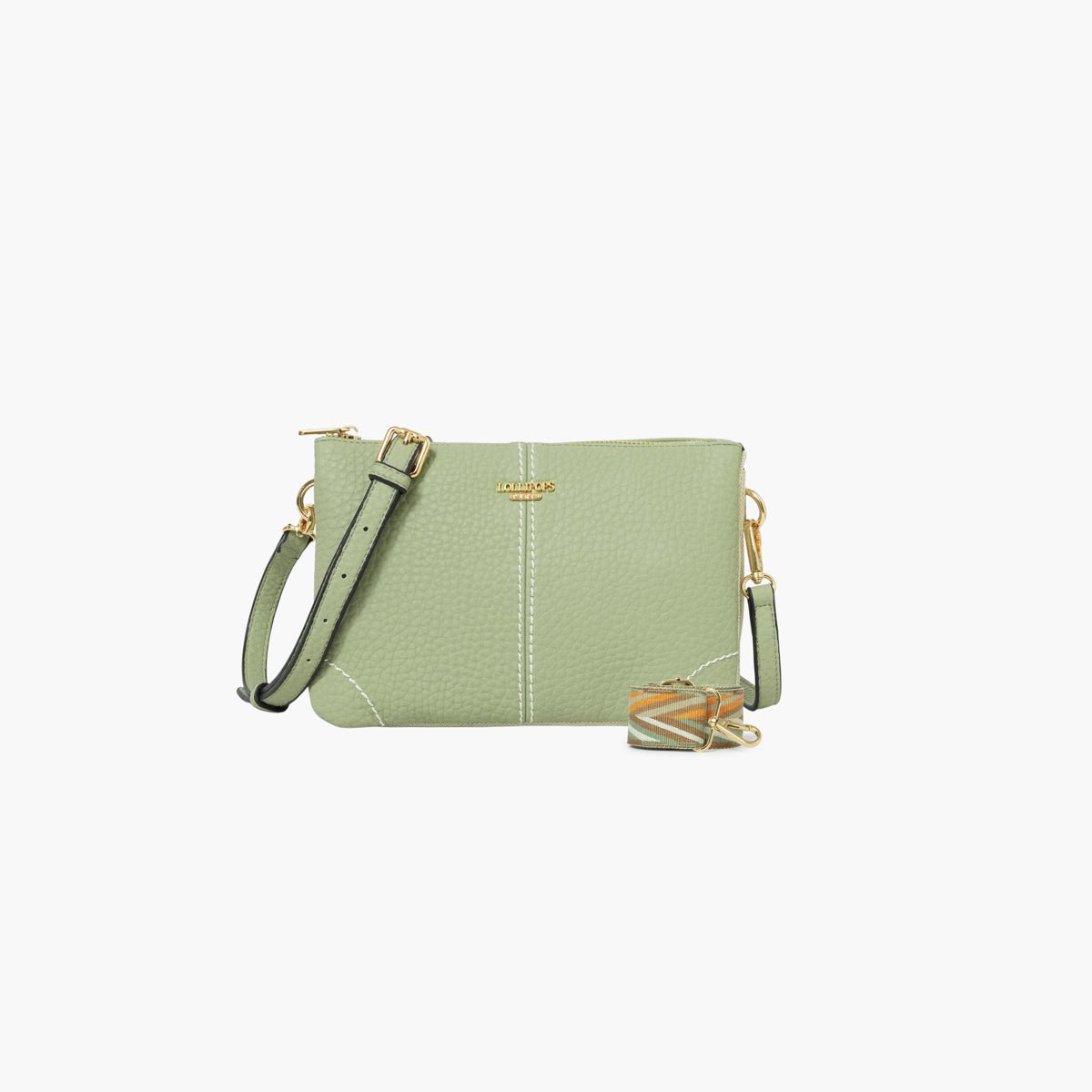Sac multi poches Sixtine vert, LOLLIPOPS