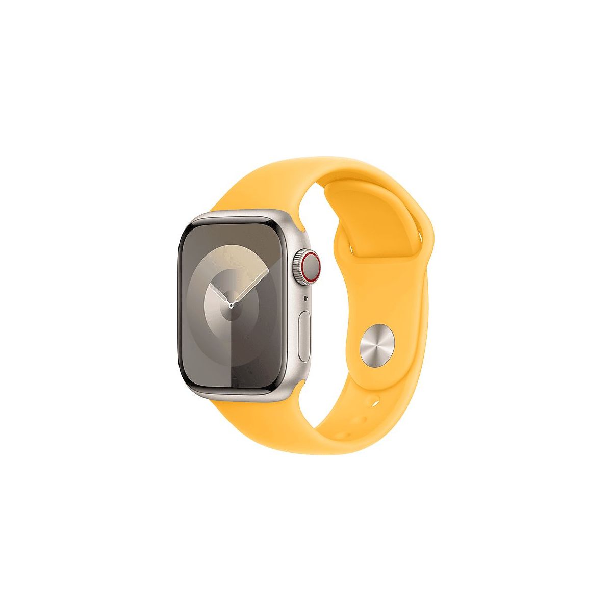 Bracelet Watch 45mm sport rayon de soleil S/M jaune, APPLE