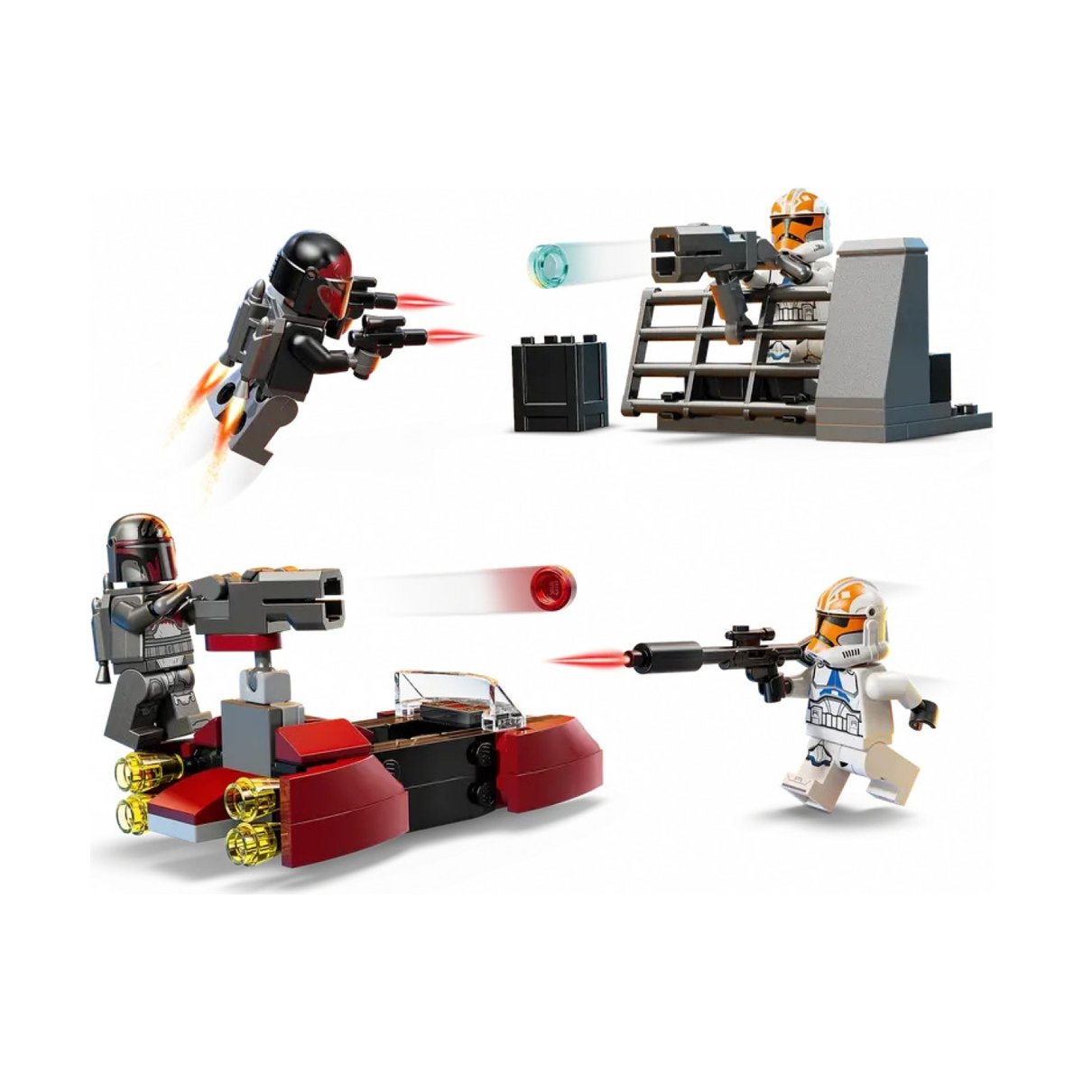 Star Wars Pack de combat Le Siège de Mandalore multicolore, LEGO