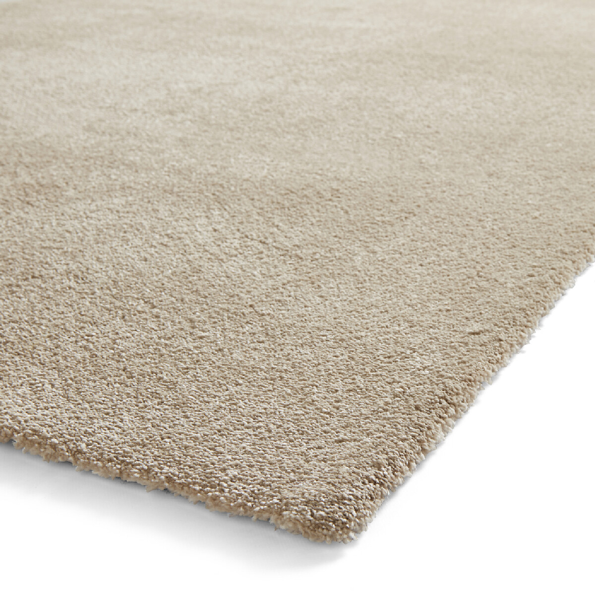 Soft Shaggy Washable Plain Rug beige, SO'HOME