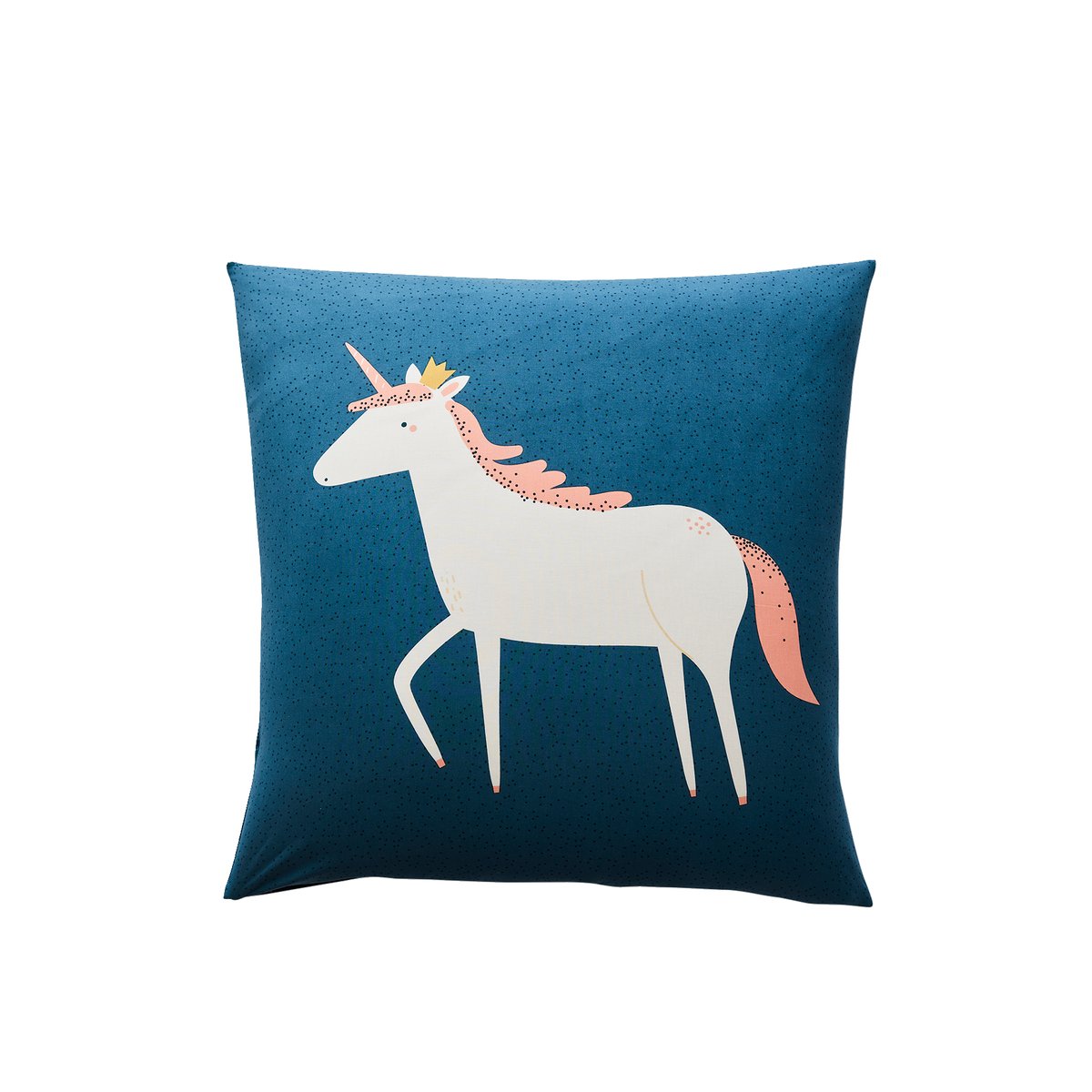 Parure housse de couette + taie d'oreiller FORET ENCHANTEE bleu, VERTBAUDET