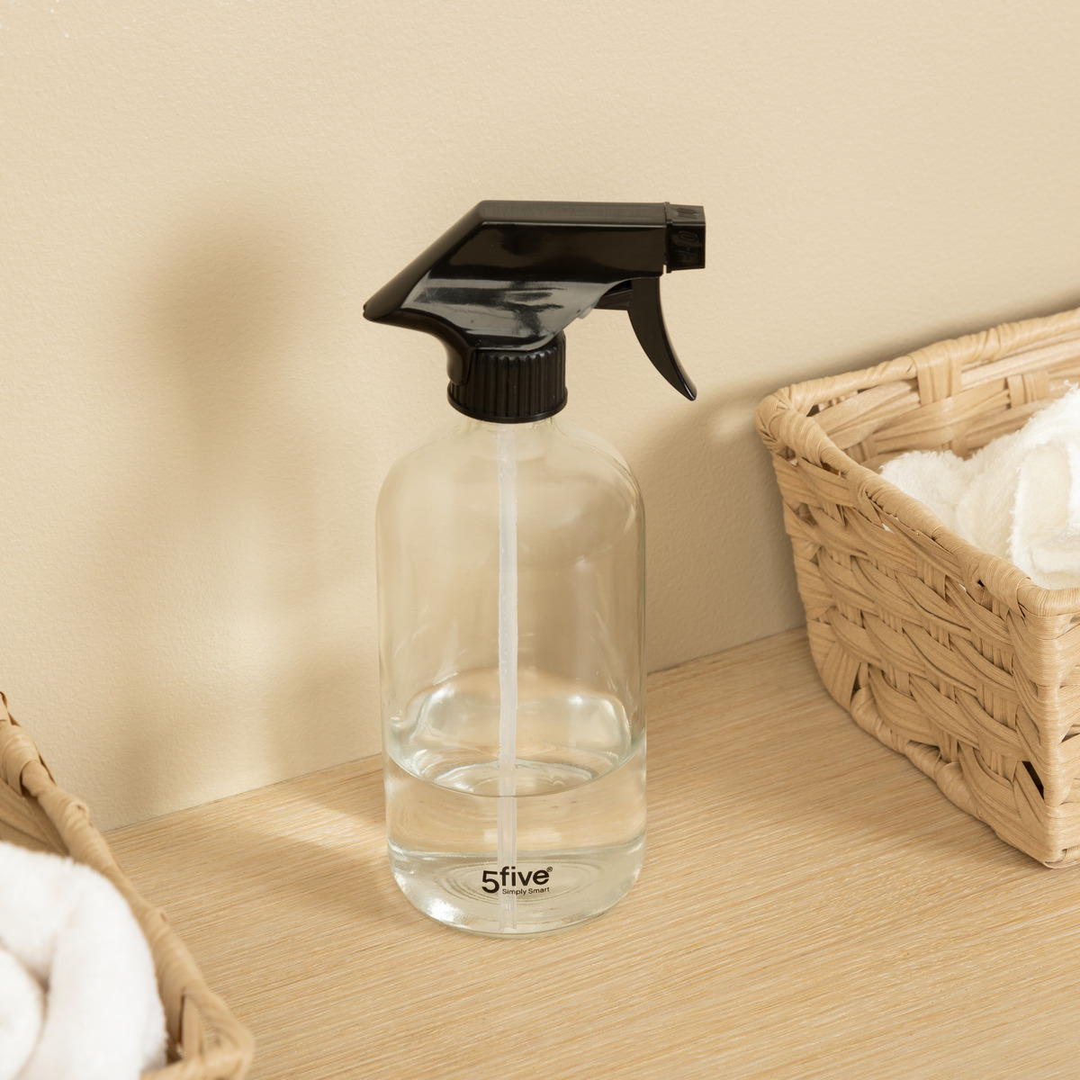 Bouteille spray pour cheveux noir, 5FIVE SIMPLY SMART