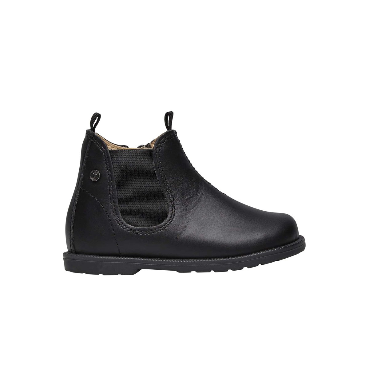 Bottines Beatles En Cuir Nappa À Glissière Winter Wood noir, FALCOTTO
