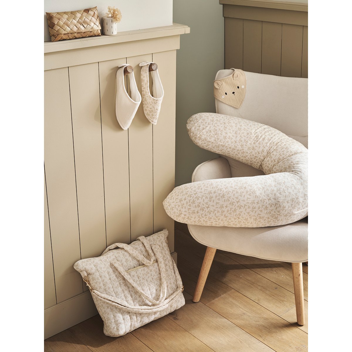 Housse pour coussin d'allaitement hygge, VERTBAUDET