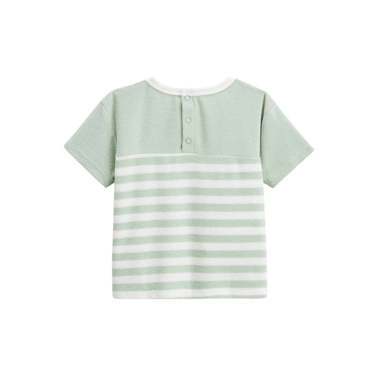 T-shirt en éponge Crocro rigolo kaki, PETIT BEGUIN