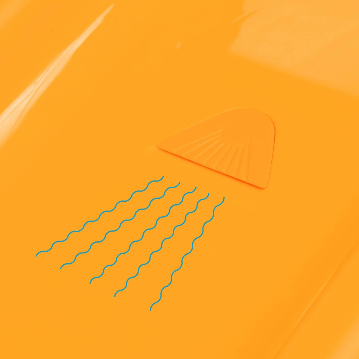 Petit toboggan premier âge 120cm LEO orange, SWEEEK