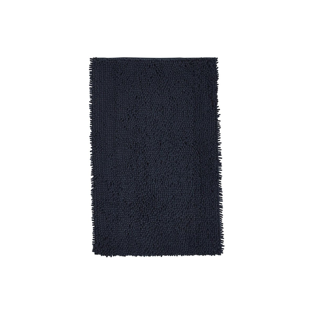 Tapis de bain mèche uni ESSENTIAL bleu marine, TODAY