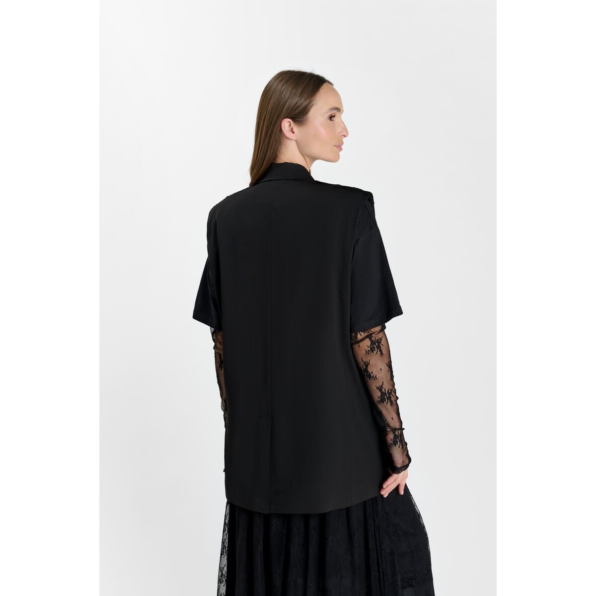 Veste sans manches TAKI black, LE TEMPS DES CERISES